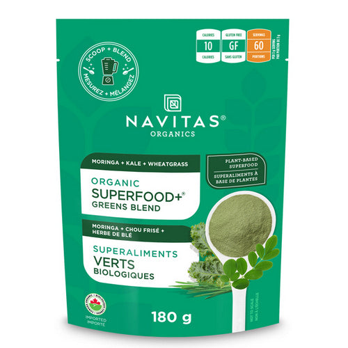 Superfood+ Greens Blend 179 Grams by Navitas Organics