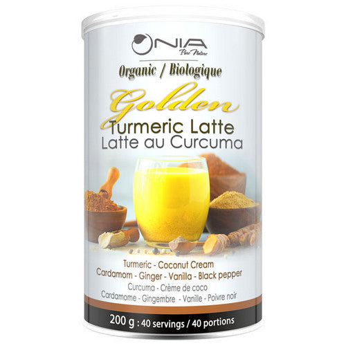 Organic Golden Turmeric Latte 200 Grams by Nia Pure Nature