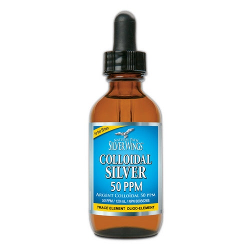 Colloidal Silver 50 PPM dropper 120 Ml by Natural Path Silver Wings