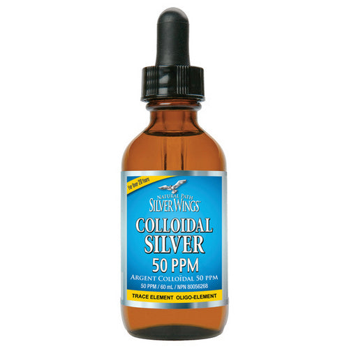 Colloidal Silver 50 PPM dropper 59 Ml by Natural Path Silver Wings