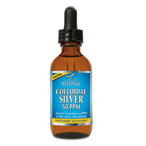 Colloidal Silver 50 PPM dropper 240 Ml by Natural Path Silver Wings
