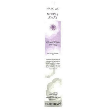 Aromatherapy Incense Stress Away 10 Count by Maroma