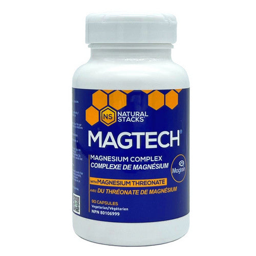 Magtech Magnesium Complex 90 VegCaps by Natural Stacks