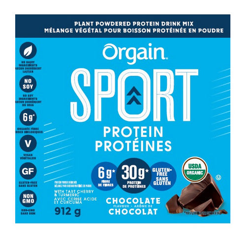 Organic Sport Protein Chocolate 912 Grams by Orgain Inc.