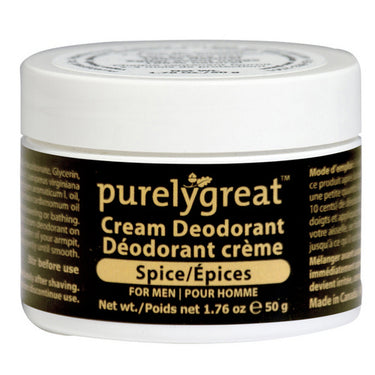 Cream Deodorant Spice 50 Grams by Purelygreat