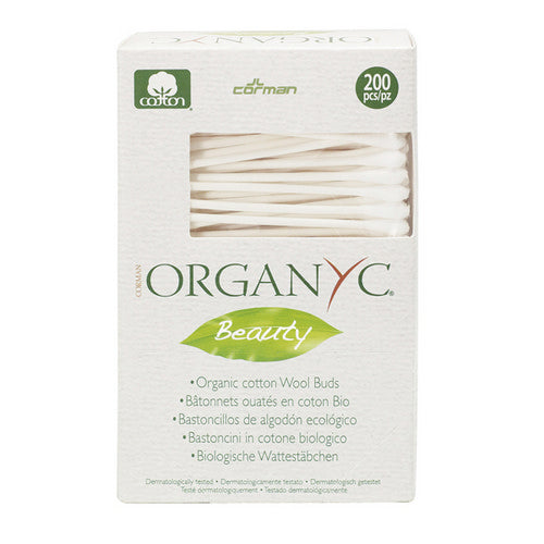 Beauty Cotton Swabs 200 Count by Organyc