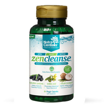 ZenCleanse with Activated Charcoal 60 VegCaps by Nuvocare Health Sciences