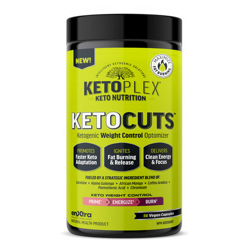 KetoPlex KetoCuts 56 VegCaps by Nuvocare Health Sciences