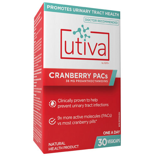 Utiva Cranberry PACs 30 Caps by Utiva