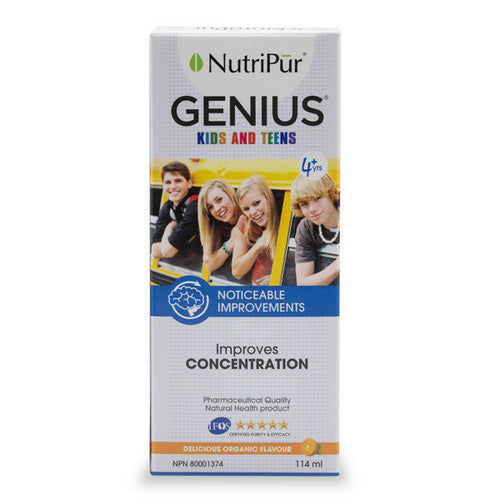 Genius Kids And Teens Liquid 114 Ml by Nutripur Inc