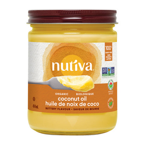 Buttery Refined Coconut Oil 414 Ml by Nutiva