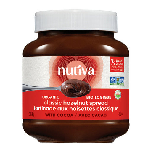 Organic Original Hazelnut Spread 369 Grams by Nutiva