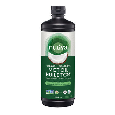 Organic Liquid MCT Coconut Oil 946 Ml by Nutiva