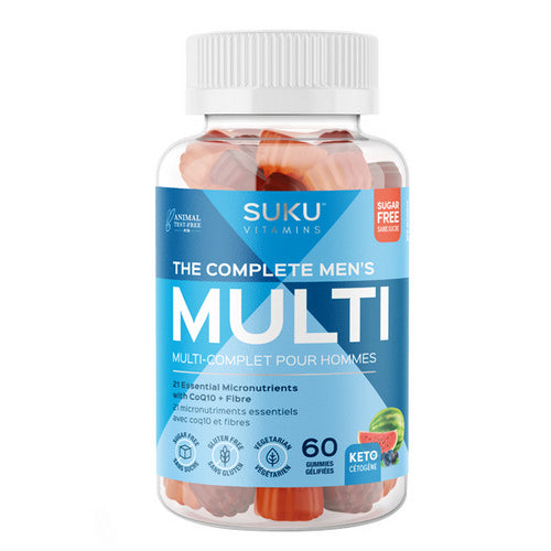 The Complete Men's Multi 60 Gummies by SUKU Vitamins
