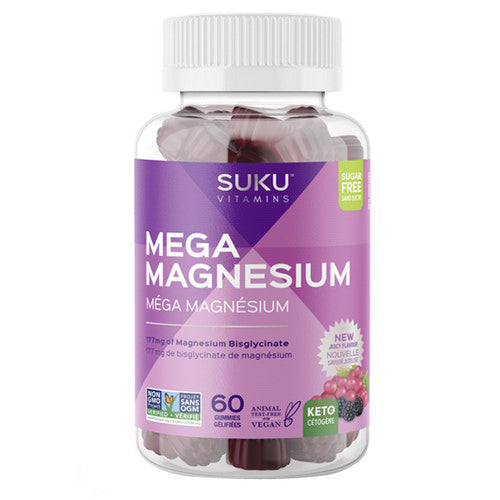 Mega Magnesium 60 Gummies by SUKU Vitamins