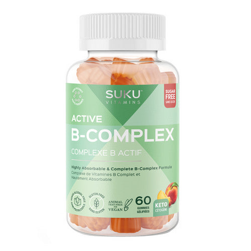 Active B-Complex 60 Gummies by SUKU Vitamins