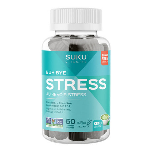 Buh Bye Stress 60 Gummies by SUKU Vitamins