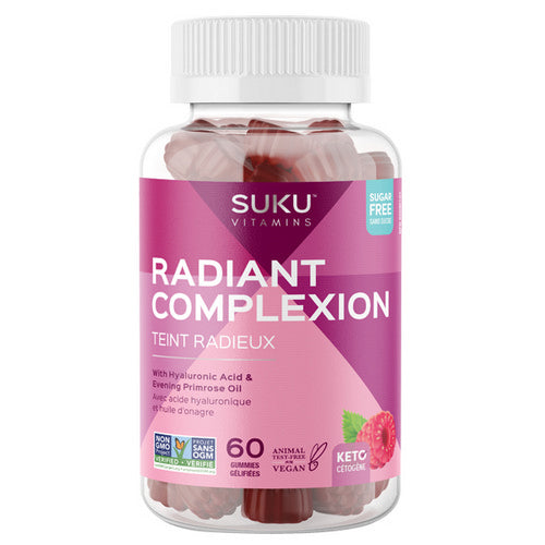 Radiant Complexion 60 Gummies by SUKU Vitamins
