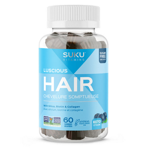 Luscious Hair 60 Gummies by SUKU Vitamins