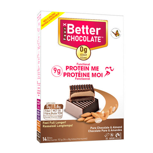 Protein Me Almond 112 Grams by FourX Better Chocolate