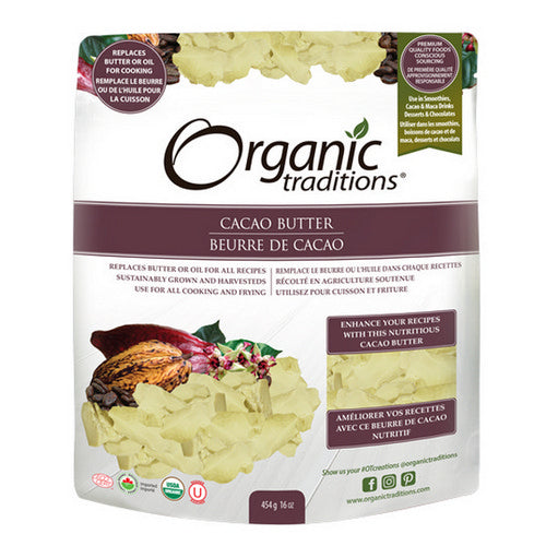 Cacao Butter 454 Grams by Organic Traditions
