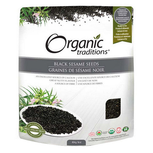 Black Sesame Seeds 454 Grams by Organic Traditions