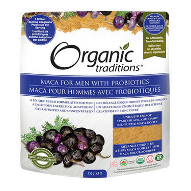 Maca for Men with Probiotics 150 Grams by Organic Traditions