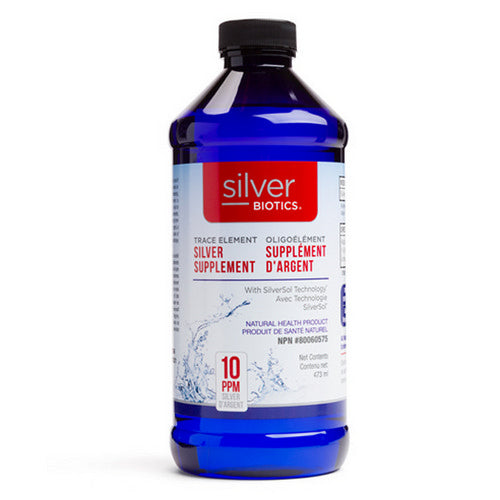 Silver Supplement 10ppm 473 Ml by Silver Biotics