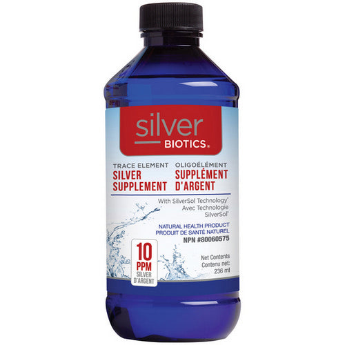 Silver Supplement 10ppm 236 Ml by Silver Biotics