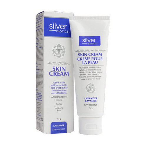 Antimicrobial Skin Cream Lavender 96 Grams by Silver Biotics