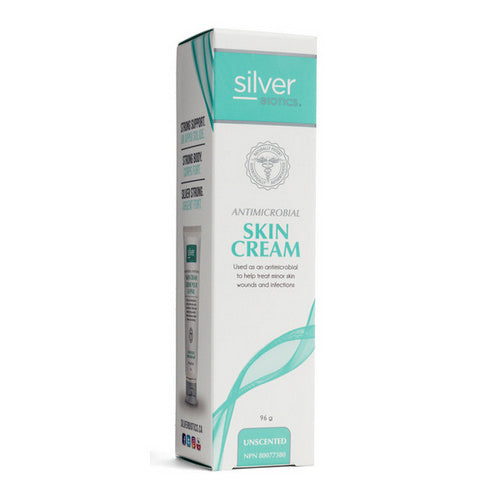Antimicrobial Skin Cream Unscented 96 Grams by Silver Biotics