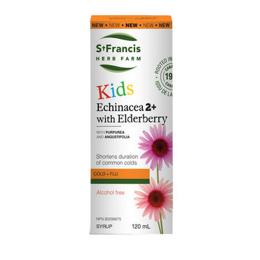 Echinacea 2+ Kids With Elderberry 120 Ml by St. Francis Herb Farm Inc.