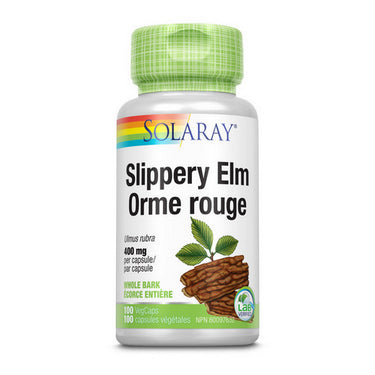 Slippery Elm 100 Caps by Solaray