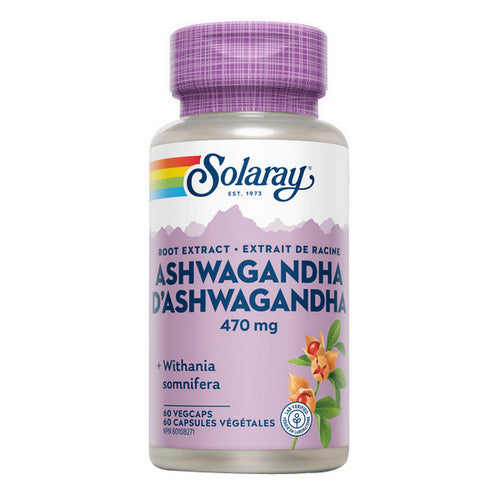 Ashwagandha Root Extract 60 VegCaps by Solaray