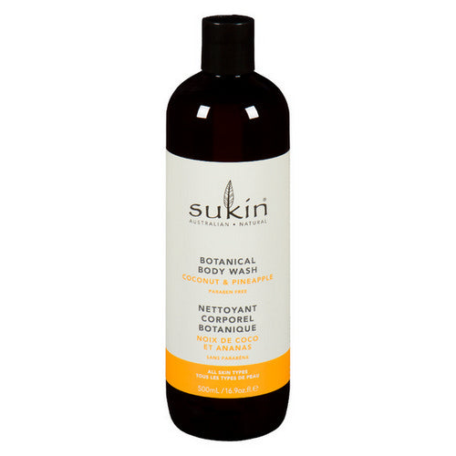 Botanical BodyWash Coconut and Pineapple 500 Ml by Sukin