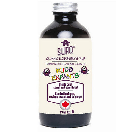 Organic Elderberry Syrup For Kids 118 Ml by SURO