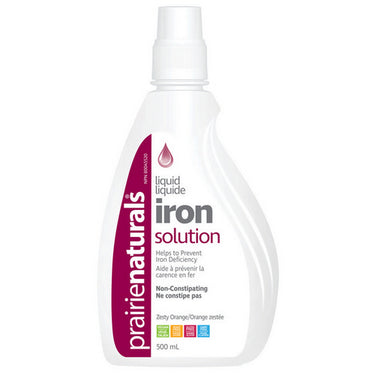 Liquid Ionic Iron Solution 500 Ml by Prairie Naturals Health Products Inc.