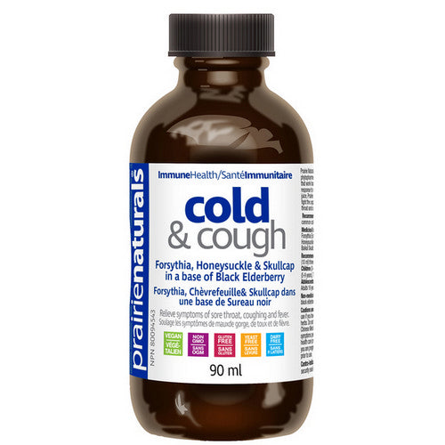 Cold & Cough Liquid 90 Ml by Prairie Naturals Health Products Inc.