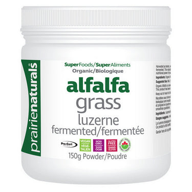 Fermented & Organic Alfalfa Powder 150 Grams by Prairie Naturals Health Products Inc.