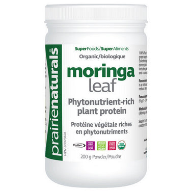 Organic Moringa Leaf Powder 200 Grams by Prairie Naturals Health Products Inc.