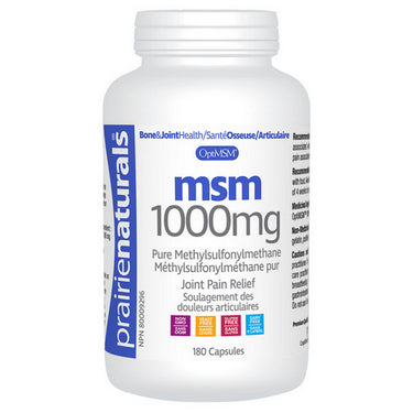 Prairie Naturals Health Products Inc., OptiMSM, 180 Caps