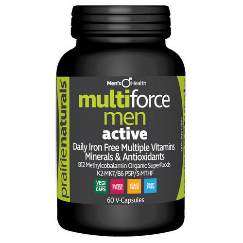 Multi-Force for men 60 VegCaps by Prairie Naturals Health Products Inc.