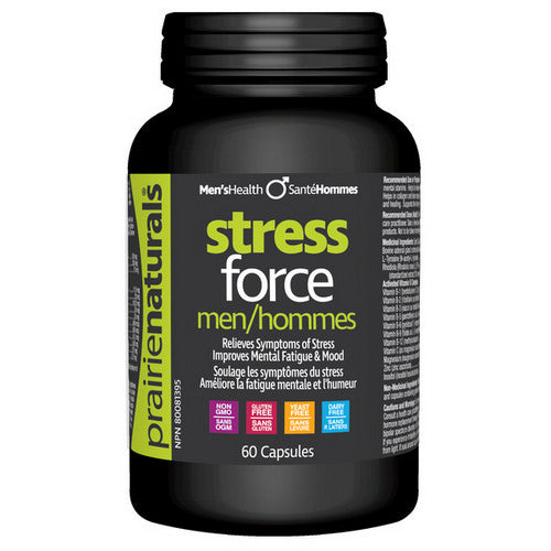 Stress Force for Men 60 Caps by Prairie Naturals Health Products Inc.