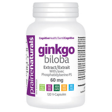 Ginkgo Biloba 120 VegCaps by Prairie Naturals Health Products Inc.