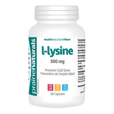 Prairie Naturals Health Products Inc., L-Lysine, 90 Caps