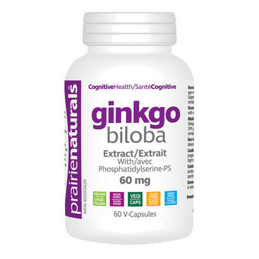 Ginkgo Biloba 60 VegCaps by Prairie Naturals Health Products Inc.