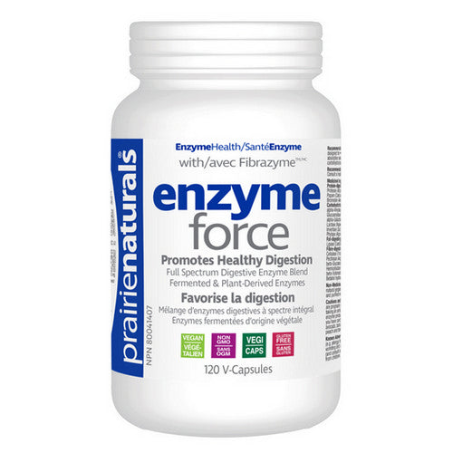 Enzyme Force 120 VegCaps by Prairie Naturals Health Products Inc.