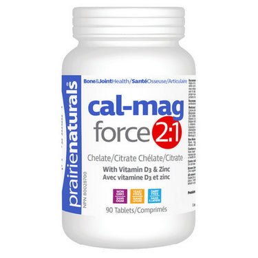 Cal Mag Force 2:1 90 Tabs by Prairie Naturals Health Products Inc.