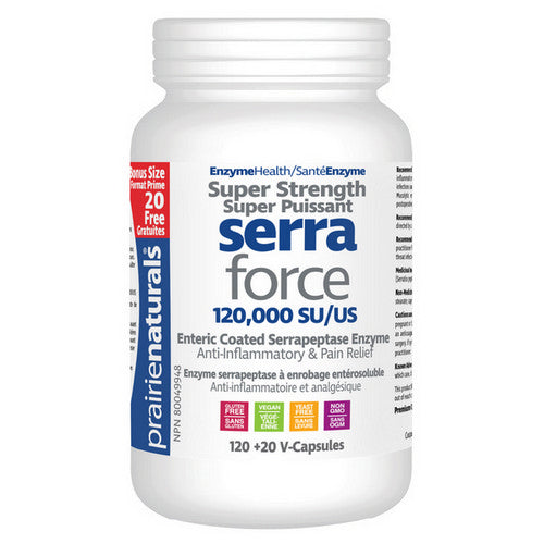 Serra Force Super Strength 140 VegCaps by Prairie Naturals Health Products Inc.