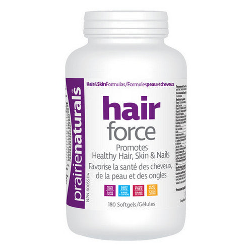 Hair Force 180 Softgels by Prairie Naturals Health Products Inc.